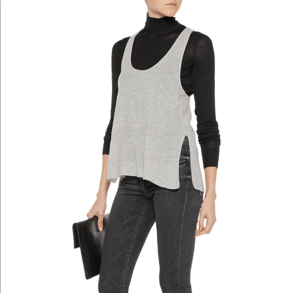 Helmut Lang 100% Cashmere Knit Tank